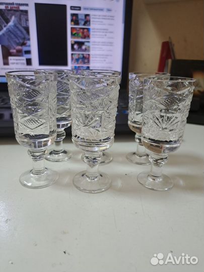Хрустальные рюмки СССР