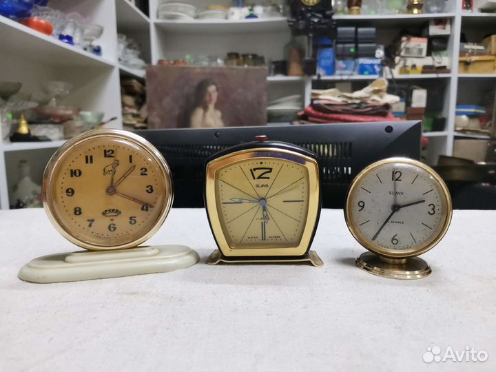 Часы настольные Дружба и Slava Не рабочие (Ч)