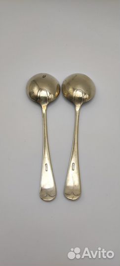 Набор суповых ложек серебрение нач. XX в.Н1311 Раз