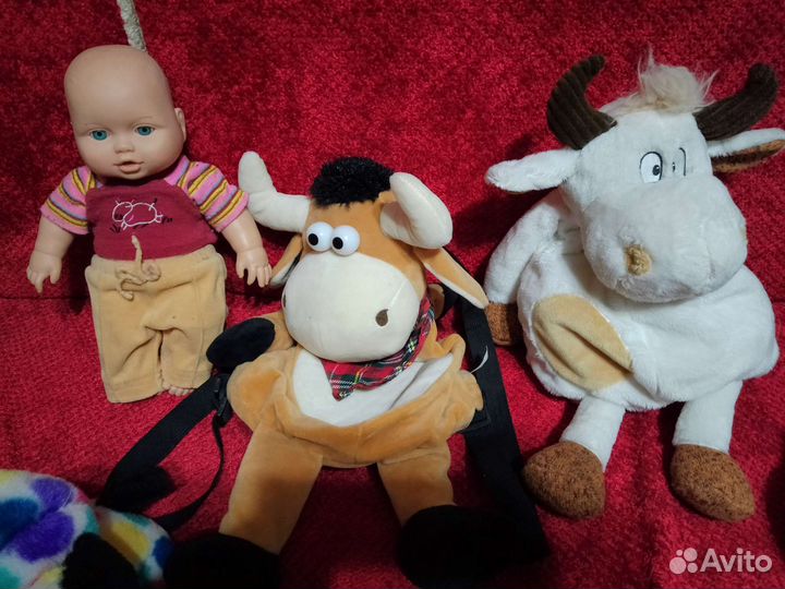 Мягкие игрушки пакетом, б/у