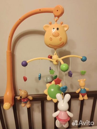 Мобиль на кроватку Жирафик