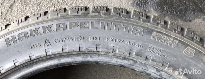 Nokian Tyres Hakkapeliitta 5 SUV 265/45 R21