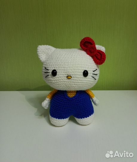 Игрушка вязаная Hello Kitty