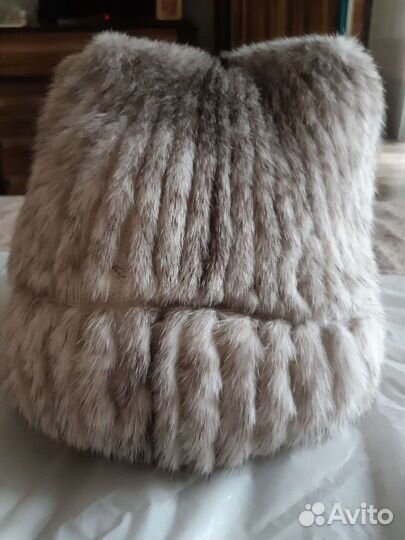 Шапка норковая женская
