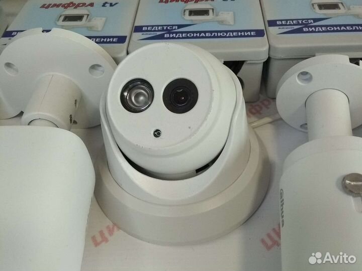 Видеонаблюдение 9 камер IP с микрофоном