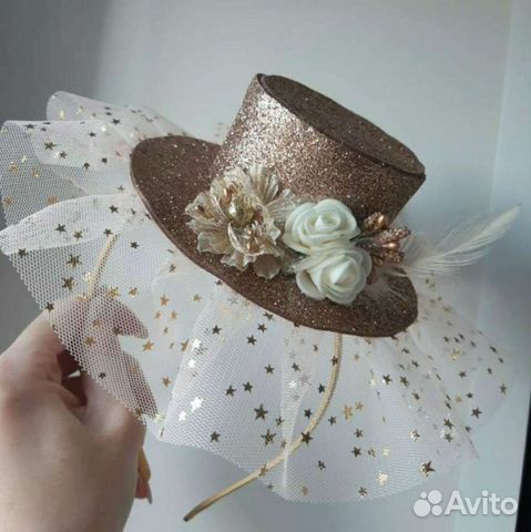 Шляпки на ободке или на заколке