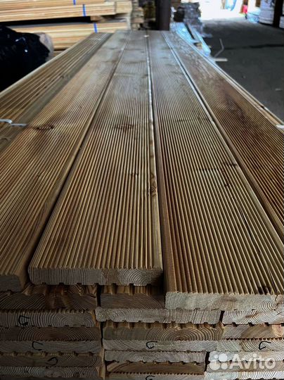 Доски лиственницы камерной сушки 30x140 мм, для бе