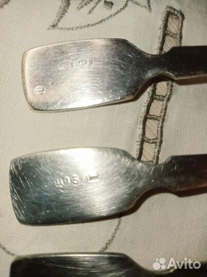 Чайные ложки мельхиор СССР