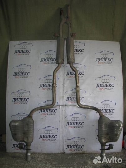 Глушитель в сборе Audi A6 (C6 4F) 2004-2011