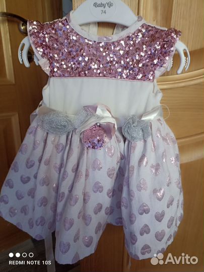 Пакет одежды для девочки 68-74