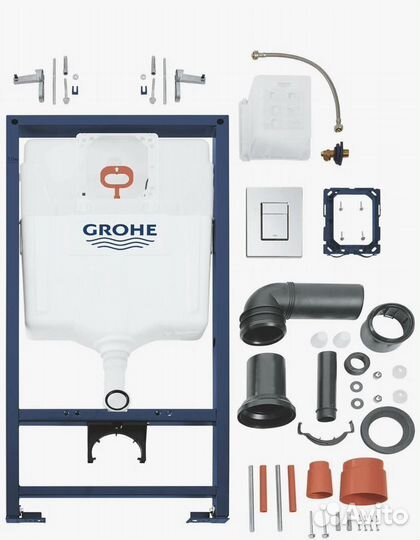 Инсталляция Grohe с унитазом