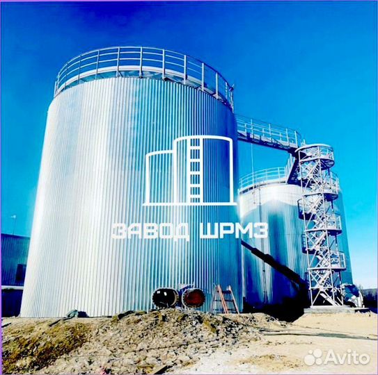 Резервуар вертикальный рвс 300 кубов