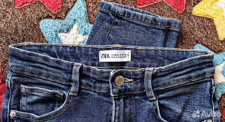 Джинсы zara 38