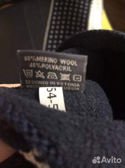 Шапка и шарф Scandica 54-56, зима, Эстония