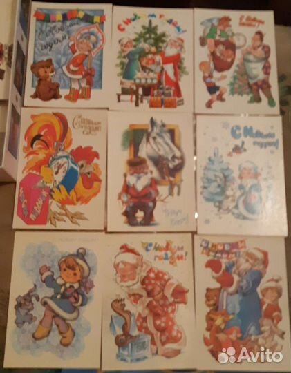 Открытки СССР чистые редкие лотом