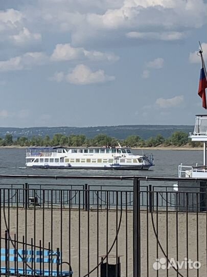 Экскурсия по Волге 2 часа на теплоходе