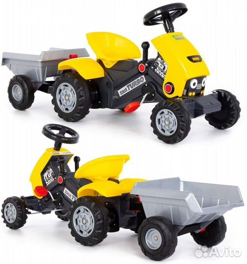 Педальный трактор