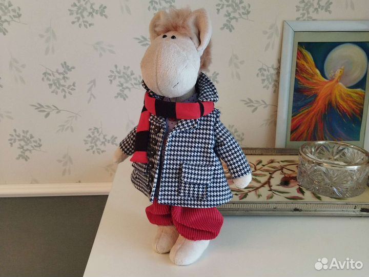 Конь в пальто, игрушка ручной работы
