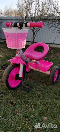Детский трехколесный велосипед бу