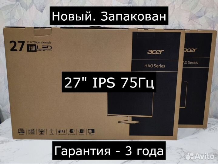 Монитор Acer HA270Abi 27