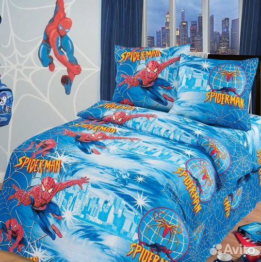 Белье постельное человек-паук