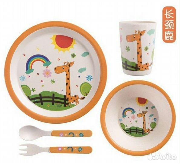 Набор детской посуды новый