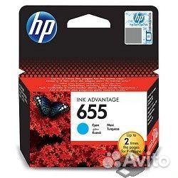 HP CZ110AE Картридж №655, Cyan DeskJet IA 3525/552