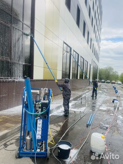 Мойка окон комерческих зданий