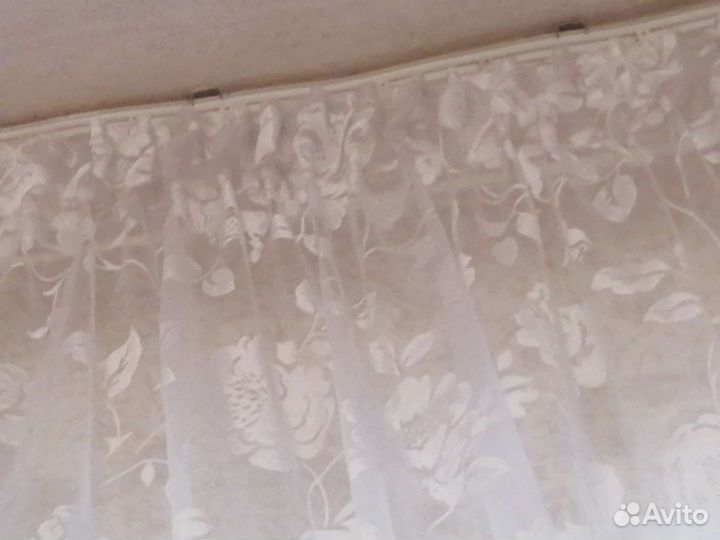 Тюль вуаль с рисунком