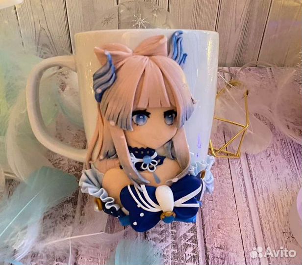 Декор кружек из полимерной глины