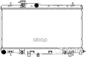 Радиатор системы охлаждения 34211004 Sakura