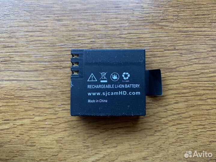 Аккумулятор sjcam емкостью 900 мАч