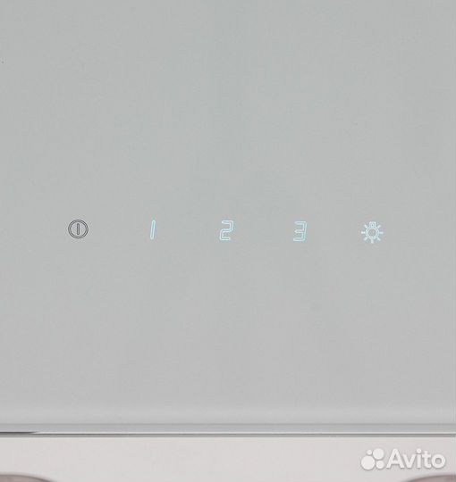 Вытяжка для кухни LEX MET GS 600 white стекло,бела