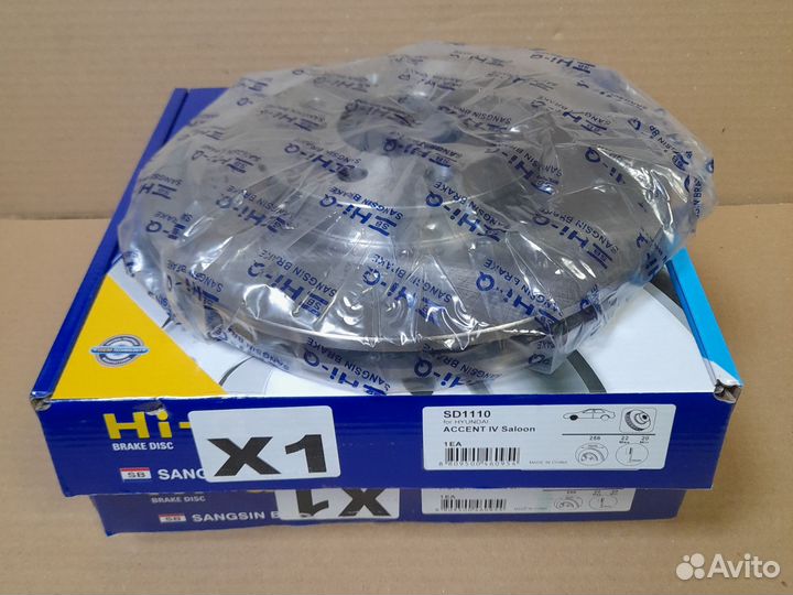 Тормозные диски solaris 10- / RIO 11- перед SD1110