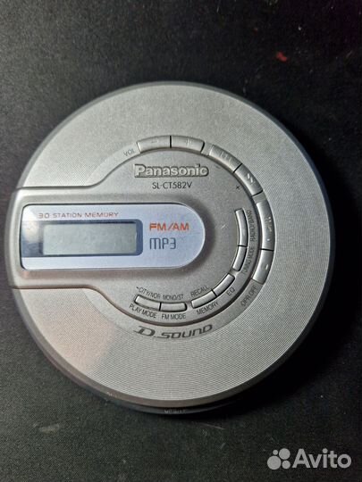 Cd mp3 плеер panasonic sl-ct582v