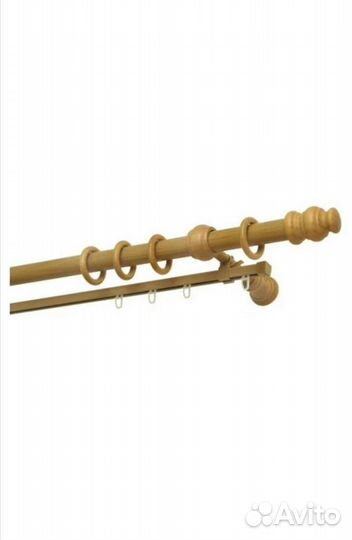 Карниз для штор двухрядный