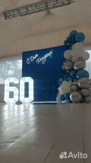 Фотозона для мужчины на юбилей