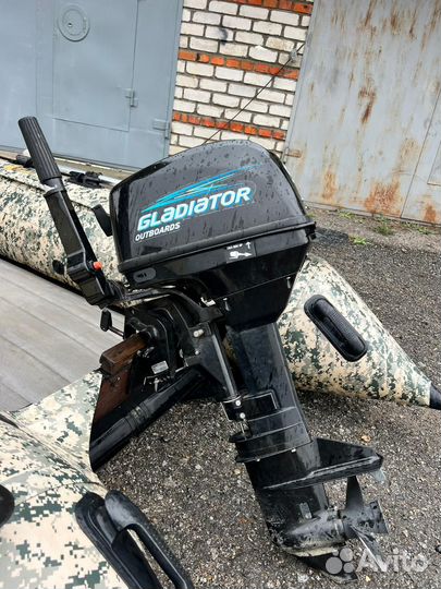 Надувная лодка пвх бу с мотором