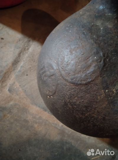 Гиря 17кг с клеймами царскими реритет
