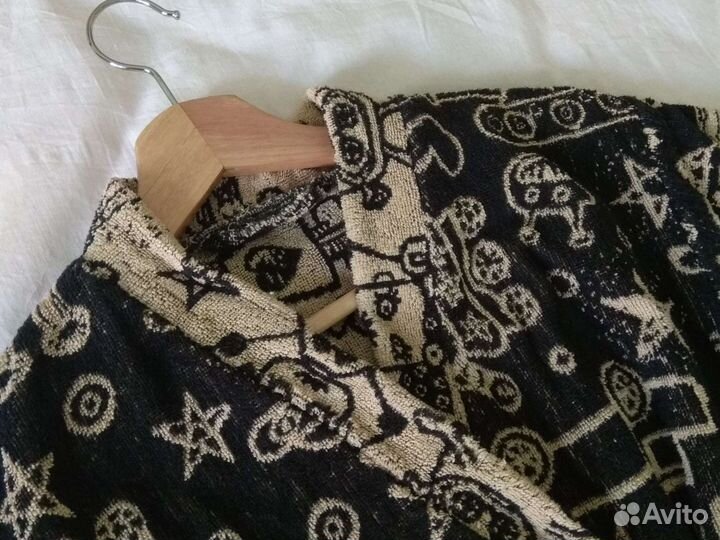 Двусторонний детский махровый халат