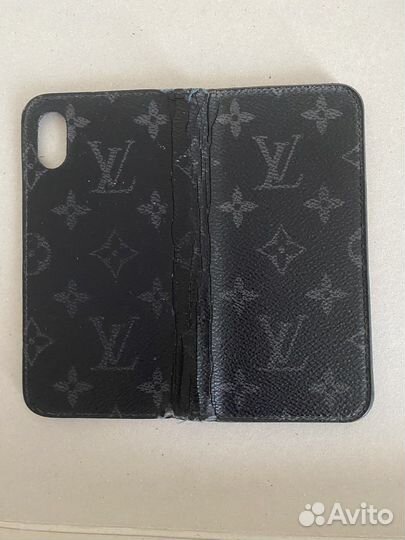 Чехол на iPhone xs кожаный