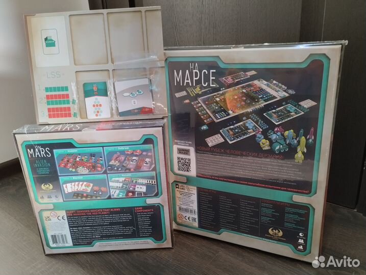 На Марсе Настольная игра с дополнением