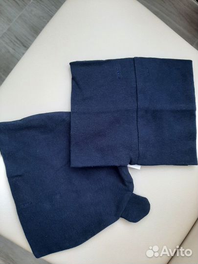 Шапка лёгкая Шарф труба новые 6-12 месяцев