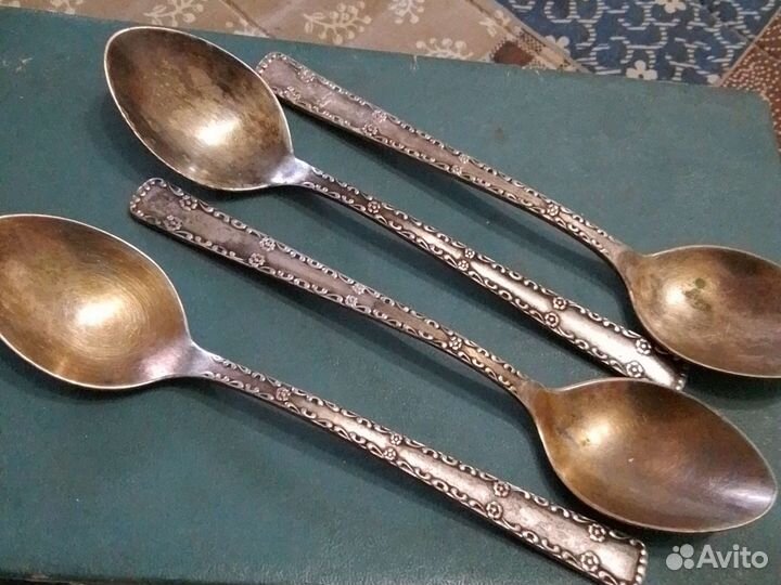 Мельхиоровые кофейные ложки СССР
