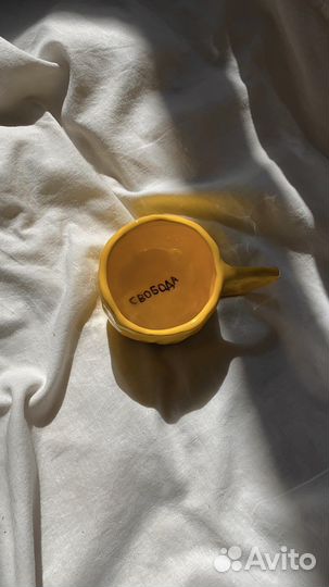 Кружка керамическпя ручная работа