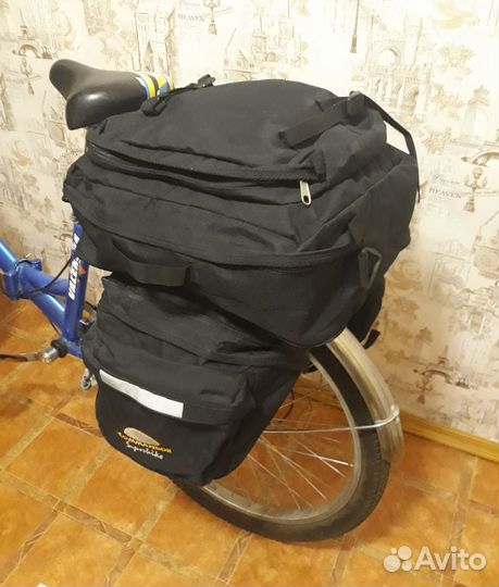 Велорюкзак на багажник