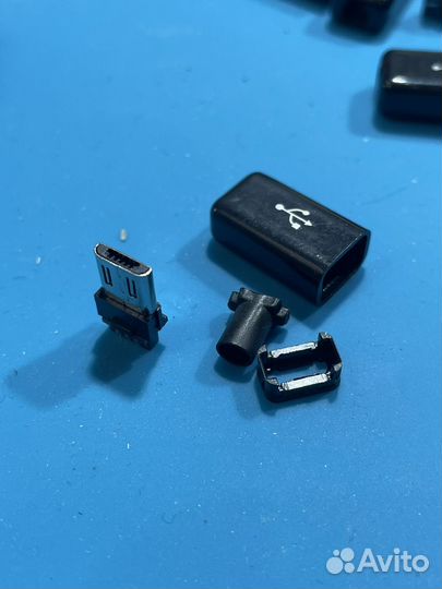 Micro USB разъем разборный