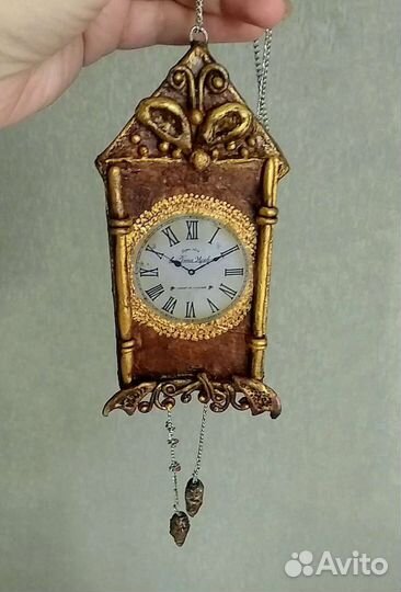 Елочная игрушка Часы