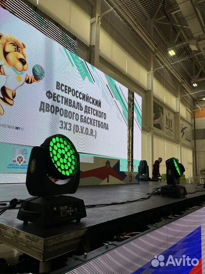 Аренда сцены, звука, света