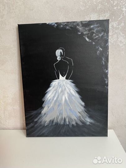 Картина ручной работы (акрил)